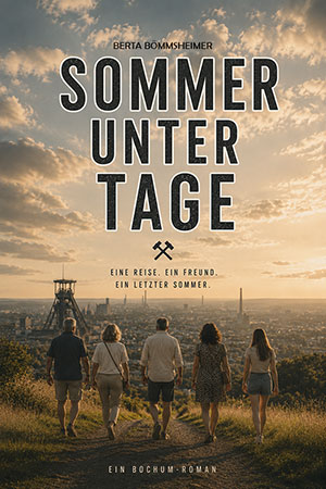 Buchcover von ‚Sommer unter Tage‘, dem Debütroman von Berta Bömmsheimer